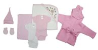 Essential Newborn Baby Girl 7 Piece Layette Set