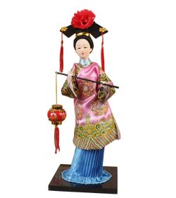 Traditional Chinese Silk Figurine Chinese Ancient Costume Doll Silk Doll #11