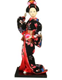 Japanese Geisha Doll Kimono Doll Oriental Doll Collectible Figurine Decor #43