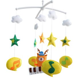 Baby Boy & Girl Bedding Rattle Toy, [Forest Musician] Baby Gift