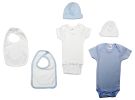 Boys 6 Piece Layette Set