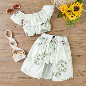 Pearl Button Summer Bubble Sleeves (Option: Style2-100cm)