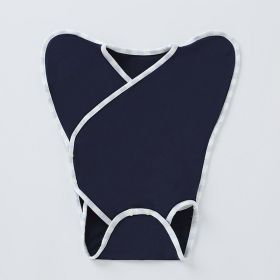 Bamboo Fiber Seasonal Adjustable Anti Scare And Anti Eating Hand Clothes (Option: Treasure Blue-6to9M)