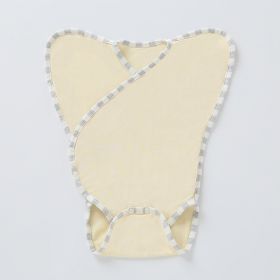 Bamboo Fiber Seasonal Adjustable Anti Scare And Anti Eating Hand Clothes (Option: Light yellow-6to9M)