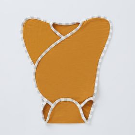 Bamboo Fiber Seasonal Adjustable Anti Scare And Anti Eating Hand Clothes (Option: Orange-6to9M)