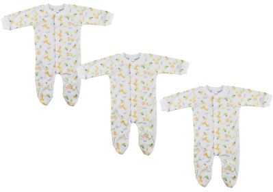 Unisex Closed-toe Sleep & Play (Pack of 3 ) (Color: White, size: medium)