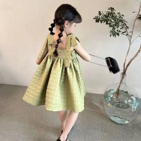 New Western Style French Camisole Dress (Option: Green-110)