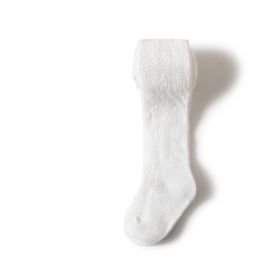 Summer Thin Baby Mesh Pantyhose Anti-mosquito (Option: White-70to80cm)