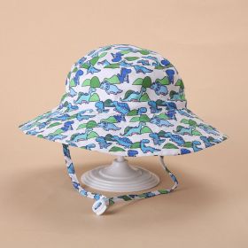 European And American Sun Protection Cute Beach Sun Hat (Option: Dinosaur-Head Circumference 44or46cm)
