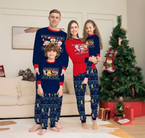 Matching Family Christmas Deer Pajamas Xmas Pjs Women Men Plaid Clothes Holiday Sleepwear (Option: Picture color-Baby 18M)