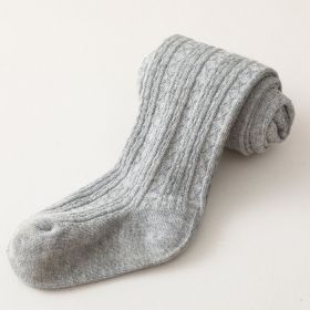 Fashion Personality Pantyhose For Girls (Option: Light Grey-S)