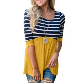 Loose Round Neck Pullover Casual T-shirt (Option: Photo Color-2XL)