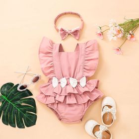 Bowknot Princess Sleeveless Sweetheart Hairband (Option: Pink-62to60)