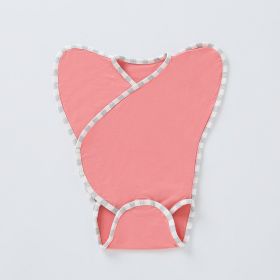 Bamboo Fiber Seasonal Adjustable Anti Scare And Anti Eating Hand Clothes (Option: Peach-0to6M)
