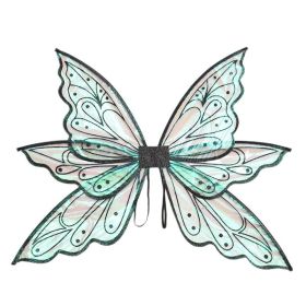 Holiday Party Performance Props Butterfly Fairy Wings (Option: Black Gilding Pink-Children And Adults)