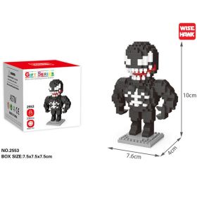 Disney Block Cartoon Anime Marvel Avengers Superhero Iron Man Captain America Spider Toy DIY Building Bouwstenen Speelgoed (Color: 2553, size: With box)