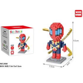 Disney Block Cartoon Anime Marvel Avengers Superhero Iron Man Captain America Spider Toy DIY Building Bouwstenen Speelgoed (Color: 2556, size: With box)