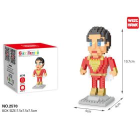 Disney Block Cartoon Anime Marvel Avengers Superhero Iron Man Captain America Spider Toy DIY Building Bouwstenen Speelgoed (Color: 2570, size: With box)