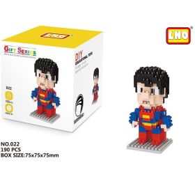 Disney Block Cartoon Anime Marvel Avengers Superhero Iron Man Captain America Spider Toy DIY Building Bouwstenen Speelgoed (Color: 022, size: With box)