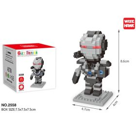 Disney Block Cartoon Anime Marvel Avengers Superhero Iron Man Captain America Spider Toy DIY Building Bouwstenen Speelgoed (Color: 2558, size: With box)