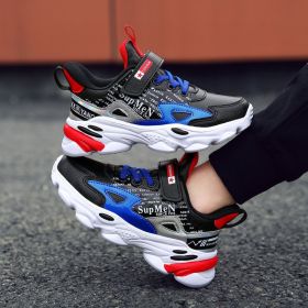 Kids Casual Sneakers 28-39 Women Middle Big Children Boys Girls Students Spring Summer Autumn Winter Running Light Sports Shoes (Color: Blue, size: 34)