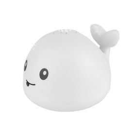 Automatic Whale Water Sprinkler Toys;  Baby Pool Bathtub Toys (Color: White, size: 11*10*9cm)