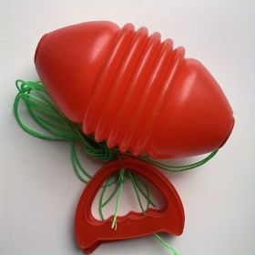 Pull Shuttle Ball Game Children Indoor Sports Toys Gift Children's Interactive Toys (Color: Rally Ball - Red)