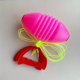 Pull Shuttle Ball Game Children Indoor Sports Toys Gift Children's Interactive Toys (Color: Rally Ball - Pink)