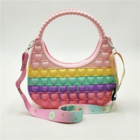 Moon Bay Handbag Bag Decompression Puzzle Silicone Toy (Color: A)