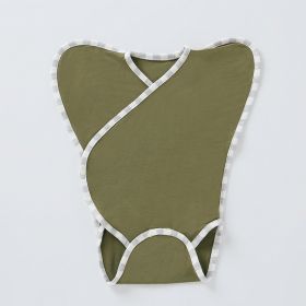 Bamboo Fiber Seasonal Adjustable Anti Scare And Anti Eating Hand Clothes (Option: Military Green-0to6M)
