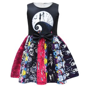 Halloween Girl Cartoon Character Dress (Option: 9127 Models-150 Yards)