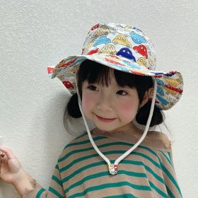 Children's Cotton Summer Sun Protection Hat (Option: Multi Color Car-52 Head Circumference)