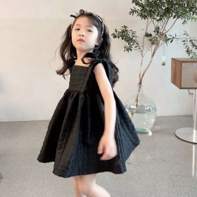 New Western Style French Camisole Dress (Option: Black-100)