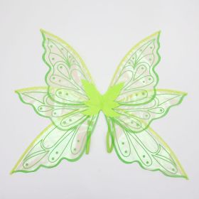 Holiday Party Performance Props Butterfly Fairy Wings (Option: Green 2-Children And Adults)