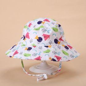 European And American Sun Protection Cute Beach Sun Hat (Option: Triangle-Head Circumference 44or46cm)