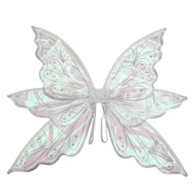 Holiday Party Performance Props Butterfly Fairy Wings (Option: Silver Gilding Pink-Children And Adults)