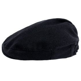 Boys' Suit Gentleman Beret White Baptism Octagonal (Option: Herringbone Dark Black-56CM)