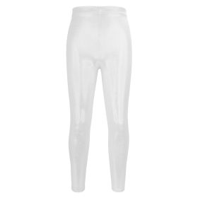 Children's Dance Pants High Elastic Breathability Yoga Pants Modern Dance Practice Leggings (Option: Silver-120cm)