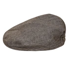 Boys' Suit Gentleman Beret White Baptism Octagonal (Option: Herringbone Khaki-52cm)
